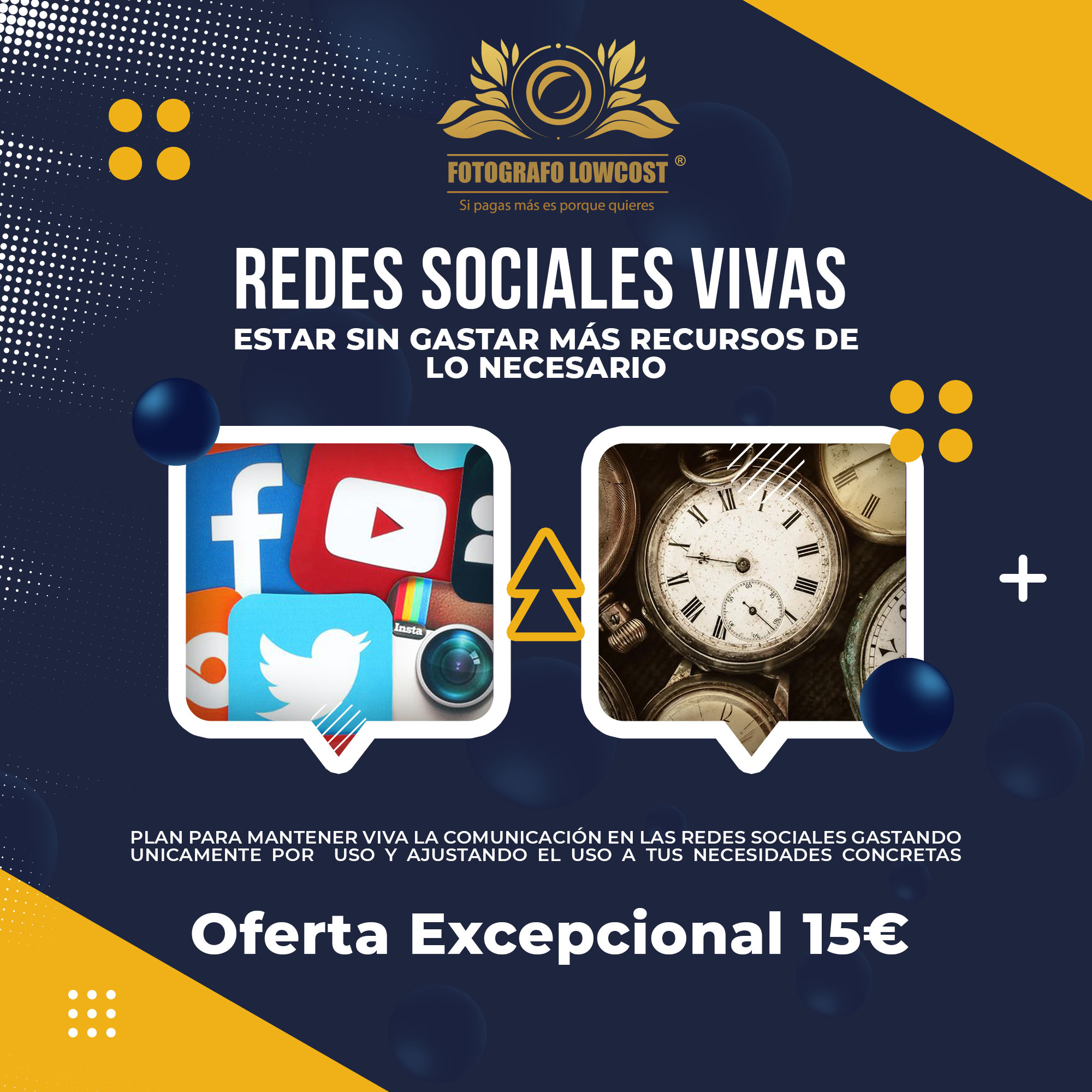 fotografo en gestión de redes sociales low cost Valdebotoa 
