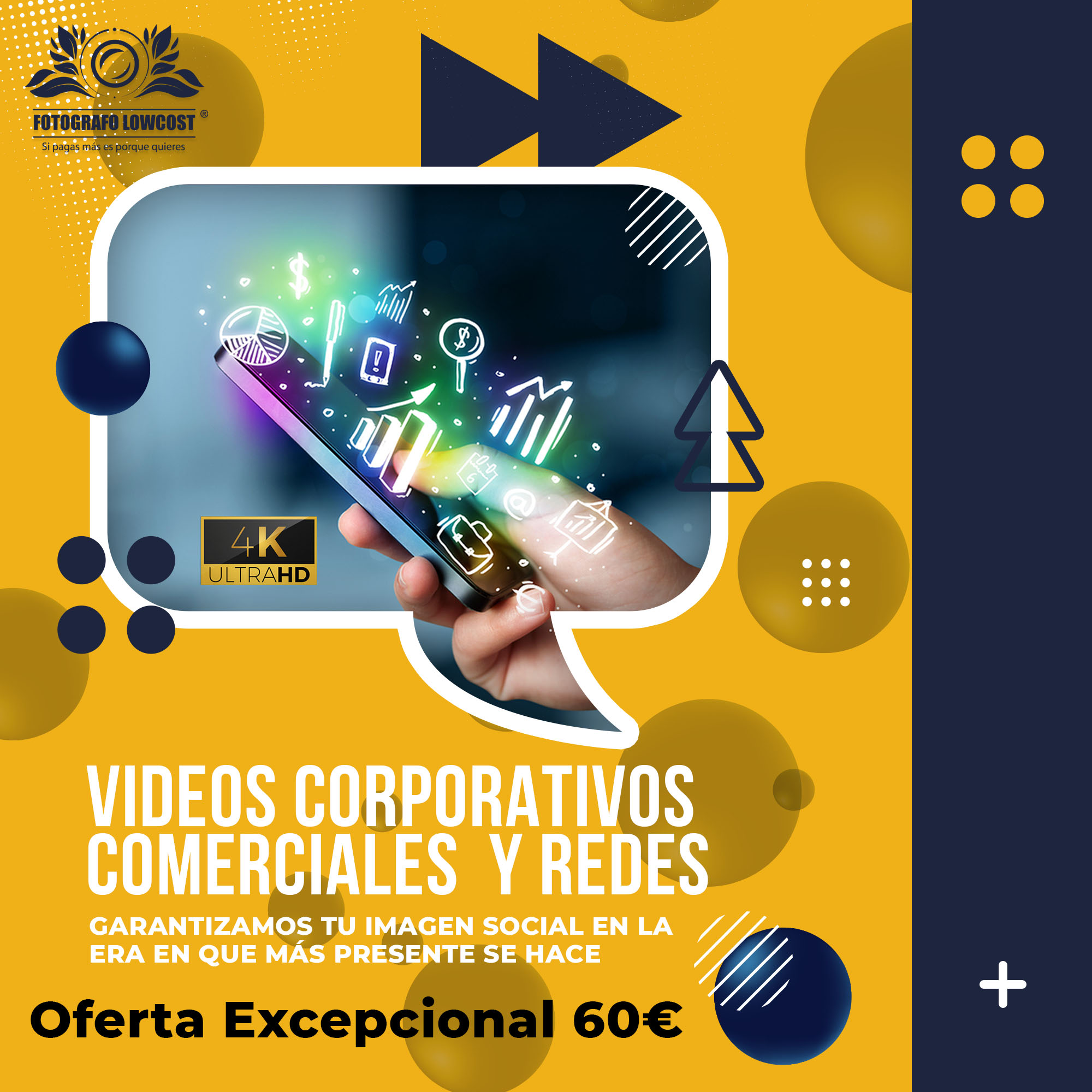 fotografo en videos para empresas Low Cost La Codosera 